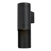 Outdoor wall lamp GU10 | New Orleans Up &amp; Down | IP44 | black image