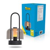 Rechargeable dimmable table lamp 24cm | Marrakesh | 1800-3000-5000K | IP20 | black image