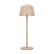 Rechargeable dimmable table lamp 30cm | Atlanta | 2700-3000-4000K | IP54 | sand-coloured image