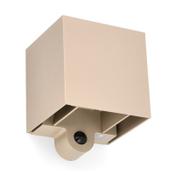 Rechargeable wall lamp with sensor | Amarillo Up &amp; Down | IP54 | sand-coloured image