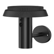 Solar wall lamp with motion &amp; twilight sensor | Palermo | 1800-2700-3000K | IP44 | black image