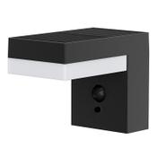 Solar wall lamp with sensor | Bologna | 3000K | IP44 | black image