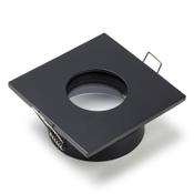 123led black recessed GU10 spotlight fixture, Ø 68mm | IP65