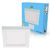 123led square dimmable downlight, 22.7cm x 22.7cm (15W) | 3000-6000K | Surface-mounted and built-in image