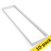 123led white panel surface-mounted frame, 30cm x 120cm (10-pack)