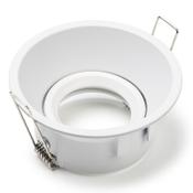 123led white recessed deep GU10 spotlight fixture, Ø 85mm | IP20