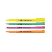 >Highlighters | assorted colours | 4-pack