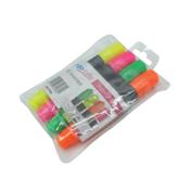 >Highlighters | assorted colours | 5 Star E/Brite | 4-pack