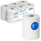 >Paper towel rolls 190m | Scott Essential Slimroll | 6-pack