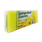 >Scouring sponge | yellow | 10-pack