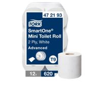 >Toilet rolls (2-ply) for Tork T9 dispenser | Tork SmartOne Mini | 12-pack