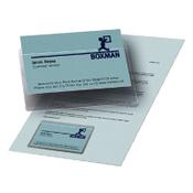 3L self-adhesive business card holder with long side opening, 95mm x 60mm (10-pack)
