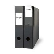 3L self-adhesive label holders with insert cards, 35mm x 75mm (12-pack)