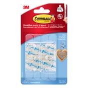 3M Command small transparent hooks (6-pack) image