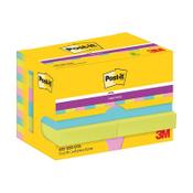 Extra Sticky Notes 47.6 x 47.6mm | 90 sheets 'Cosmic' colours | 3M Post-it | 12-pack image