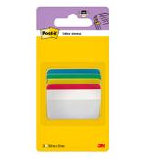 Index tab for hanging files 38 x  50.8mm | 3M Post-it | extra strong assorted colours | 24pcs image