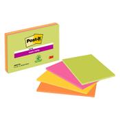 Meeting Notes 200 x 149mm | 45 sheets assorted colours | 3M Post-it | 4-pack image