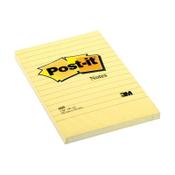 Sticky Notes 102 x 152mm | 100 sheets yellow lined | 3M Post-it image