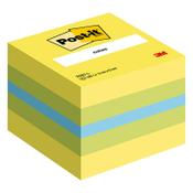 Sticky Notes 51 x 51mm | 400 sheets yellow mini cube | 3M Post-it Notes image
