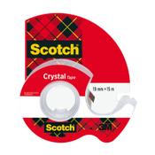 Tape 19mm x 15m + dispenser | 3M Scotch 600 Crystal Clear image