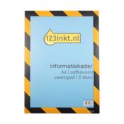 A4 display frame (black-yellow, self-adhesive) | 123ink | 2-pack
