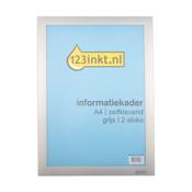 A4 display frame (grey, self-adhesive) | 123ink | 2-pack image