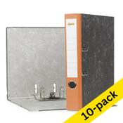 A4 lever arch file (50mm) | cardboard | 123ink orange | 10-pack image