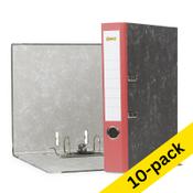 A4 lever arch file (50mm) | cardboard | 123ink red | 10-pack image