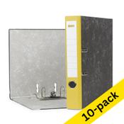 A4 lever arch file (50mm) | cardboard | 123ink yellow | 10-pack image