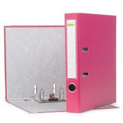 A4 lever arch file (50mm) | plastic | 123ink pink image