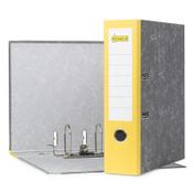 A4 lever arch file (80mm) | cardboard | 123ink yellow | 5-pack image