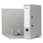 A4 lever arch file (80mm) | plastic | 123ink grey | 10-pack image