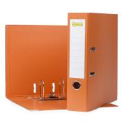 A4 lever arch file (80mm) | plastic | 123ink orange | 10-pack image