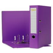 A4 lever arch file (80mm) | plastic | 123ink purple image