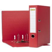 A4 lever arch file (80mm) | plastic | 123ink red | 10-pack image