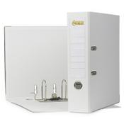 A4 lever arch file (80mm) | plastic | 123ink white | 5-pack image