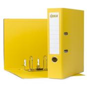 A4 lever arch file (80mm) | plastic | 123ink yellow | 5-pack image