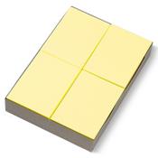 A6 80g paper | yellow | 123ink | 2,000 sheets x3 image