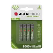 AgfaPhoto rechargeable AAA micro battery | 4-pack image