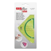 Aristo Geoflex neon green flexible geo-triangle, 16cm
