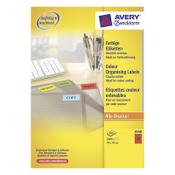 Avery 3448 mutli-purpose labels 70 x 37 mm red (2400 labels) image