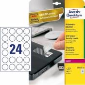 Anti-fraud labels (Ø 40mm) | Avery L6112-20 | 480 labels