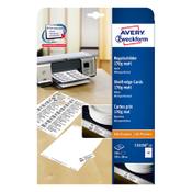 Avery C32258-25 white shelf cards, 38mm x 105mm (350-pack) image