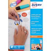 Create your own reward stickers | red/purple assorted | Avery E3613 | 192 labels image