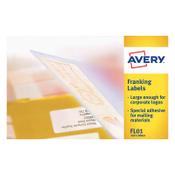Avery FL01 franking labels 140 x 38 mm white (1000 labels)