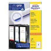 Avery L4760-100 white binder spine labels, 192mm x 38mm (700 labels)
