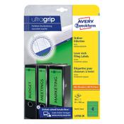Avery L4768-20 green spine labels, 192mm x 6mm (80 labels)