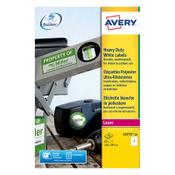 Avery L4775-20 weatherproof labels 210 x 297 mm (20 labels) image