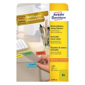 Avery L4793-20 labels 38.1 x 21.2 mm yellow (1300 labels) image