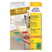 Avery L6040-20 green labels, 45.7mm x 21.2mm (960 labels) image